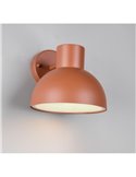 Aplique para exterior ELBE aluminio fundido bombilla excl. 1x E27 max. 10W IP44 Naranja