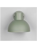 Aplique para exterior ELBE aluminio bombilla excl. 1x E27 max. 10W IP44 Verde Menta