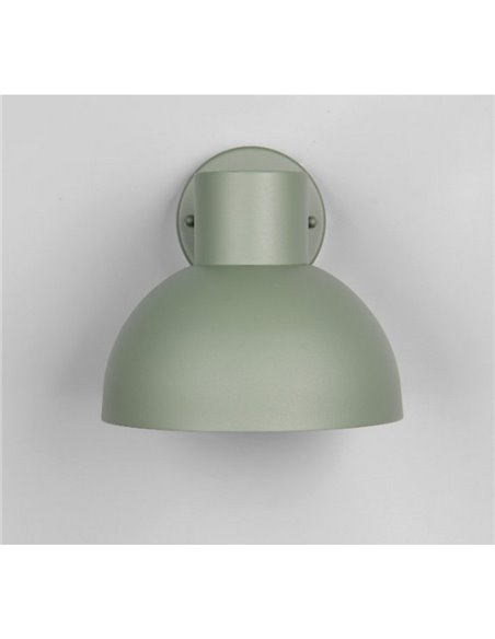 Aplique para exterior ELBE aluminio bombilla excl. 1x E27 max. 10W IP44 Verde Menta