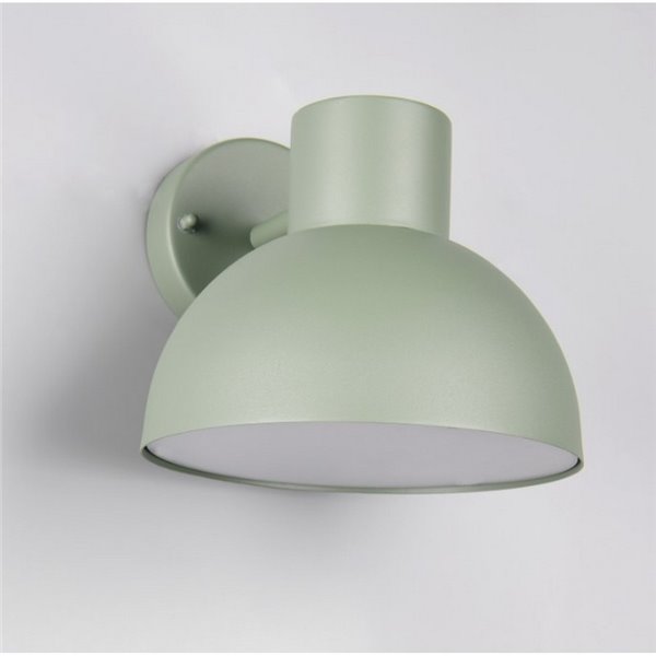 Aplique para exterior ELBE aluminio bombilla excl. 1x E27 max. 10W IP44 Verde Menta