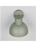 Aplique para exterior ELBE aluminio bombilla excl. 1x E27 max. 10W IP44 Verde Menta