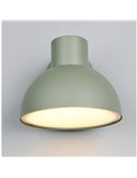Aplique para exterior ELBE aluminio bombilla excl. 1x E27 max. 10W IP44 Verde Menta