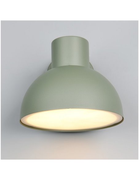 Aplique para exterior ELBE aluminio bombilla excl. 1x E27 max. 10W IP44 Verde Menta