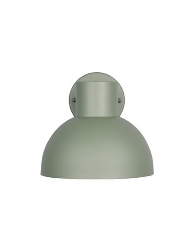 Aplique para exterior ELBE aluminio bombilla excl. 1x E27 max. 10W IP44 Verde Menta
