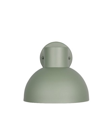 Aplique para exterior ELBE aluminio bombilla excl. 1x E27 max. 10W IP44 Verde Menta
