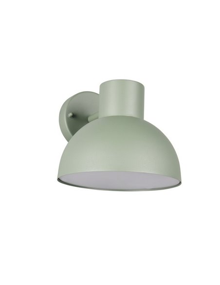 Aplique para exterior ELBE aluminio bombilla excl. 1x E27 max. 10W IP44 Verde Menta
