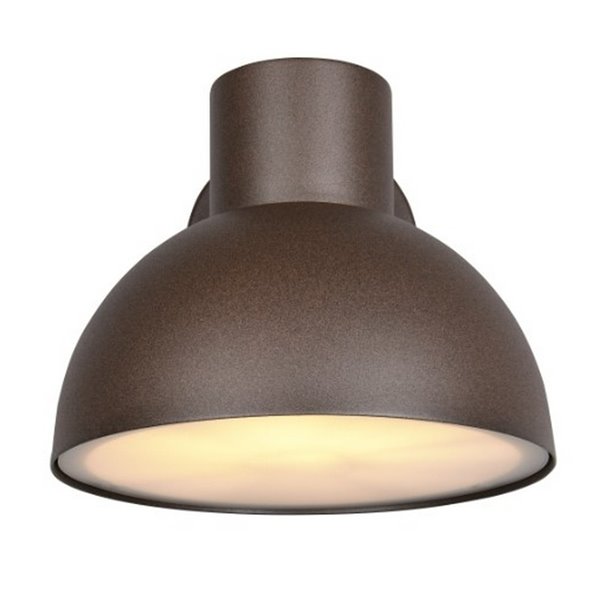 Aplique de pared exterior moderno ELBE aluminio bombilla excl. 1x E27 max. 10W IP44 Óxido