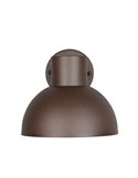 Aplique de pared exterior moderno ELBE aluminio bombilla excl. 1x E27 max. 10W IP44 Óxido