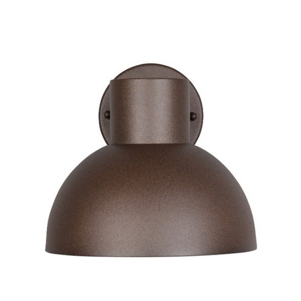 Aplique de pared exterior moderno ELBE aluminio bombilla excl. 1x E27 max. 10W IP44 Óxido