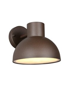 Aplique de pared exterior moderno ELBE aluminio bombilla excl. 1x E27 max. 10W IP44 Óxido