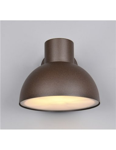 Aplique de pared exterior moderno ELBE aluminio bombilla excl. 1x E27 max. 10W IP44 Óxido