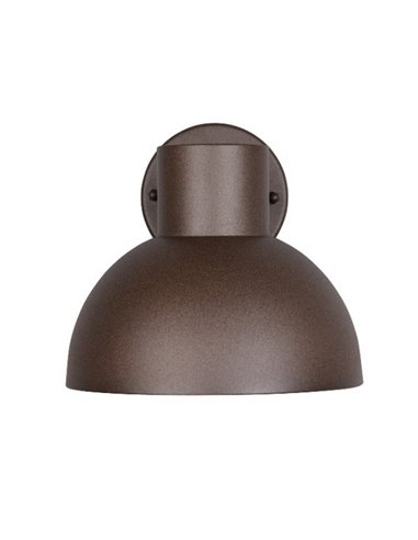 Aplique de pared exterior moderno ELBE aluminio bombilla excl. 1x E27 max. 10W IP44 Óxido