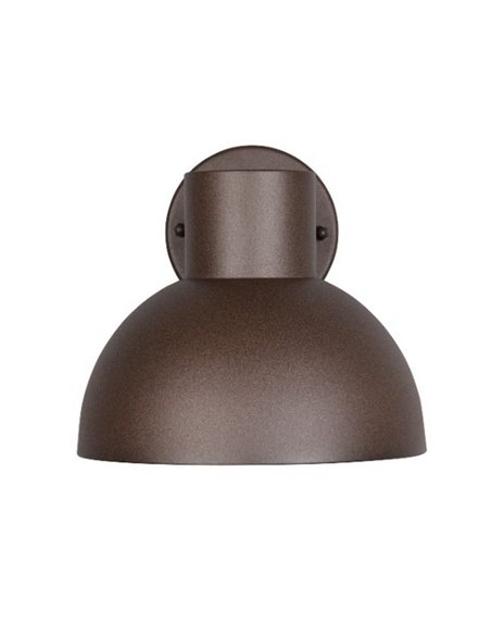 Aplique de pared exterior moderno ELBE aluminio bombilla excl. 1x E27 max. 10W IP44 Óxido