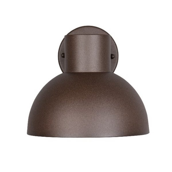 Aplique de pared exterior moderno ELBE aluminio bombilla excl. 1x E27 max. 10W IP44 Óxido