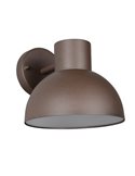 Aplique de pared exterior moderno ELBE aluminio bombilla excl. 1x E27 max. 10W IP44 Óxido