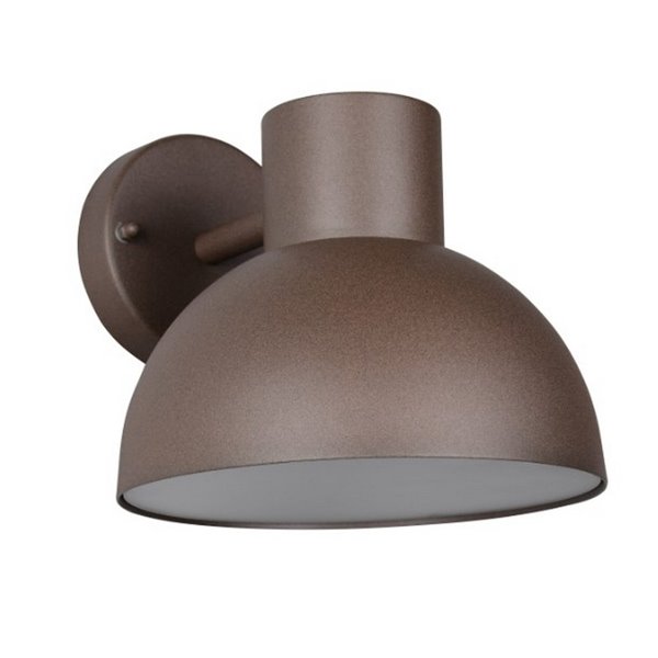 Aplique de pared exterior moderno ELBE aluminio bombilla excl. 1x E27 max. 10W IP44 Óxido