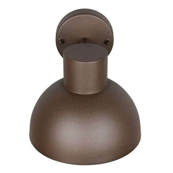 Aplique de pared exterior moderno ELBE aluminio bombilla excl. 1x E27 max. 10W IP44 Óxido