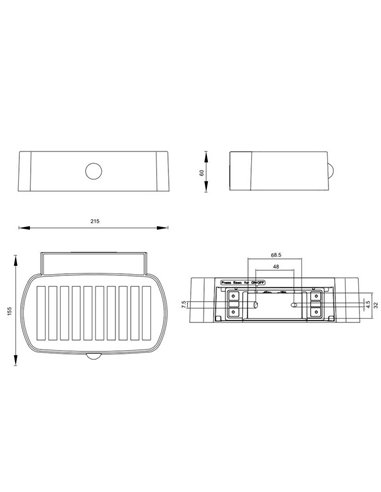 Applique murale d'extérieur LED BILBAO 6W 700lm, 4000K IP44 Noir, alimentée par énergie solaire et batterie