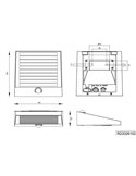 Aplique de pared exterior solar y batería ALVORADA recargable y regulable 6W 600lm 4000K IP44