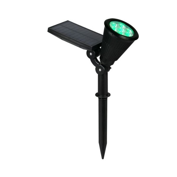 Foco solar LED para suelo FESTIVAL con pincho, cambio de color RGB, batería recargable 1W 35lm IP44