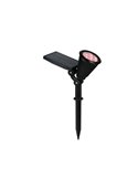 Foco solar LED para suelo FESTIVAL con pincho, cambio de color RGB, batería recargable 1W 35lm IP44
