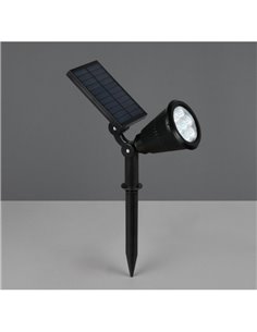 Holofote solar LED Festival com ponta, mudança de cor RGB, bateria recarregável, 1 W, 35 lm, IP44 2