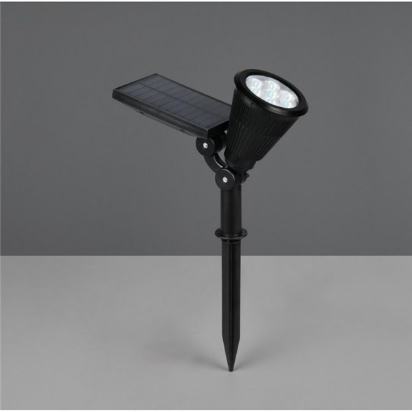 Foco solar LED para suelo FESTIVAL con pincho, cambio de color RGB, batería recargable 1W 35lm IP44