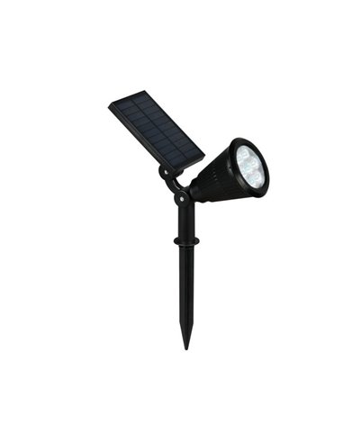 Foco solar LED para suelo FESTIVAL con pincho, cambio de color RGB, batería recargable 1W 35lm IP44