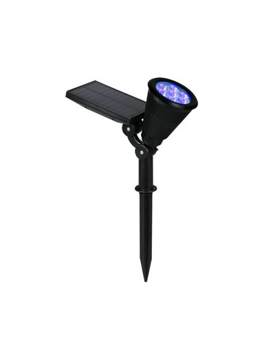 Foco solar LED para suelo FESTIVAL con pincho, cambio de color RGB, batería recargable 1W 35lm IP44