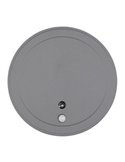 Aplique LED redondo para exterior FORTALEZA Ø14cm recargable USB iluminación indirecta  2W 200lm, 3000K IP44