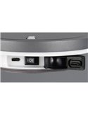 Aplique LED redondo para exterior FORTALEZA Ø14cm recargable USB iluminación indirecta  2W 200lm, 3000K IP44