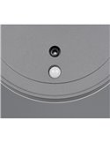 Aplique LED redondo para exterior FORTALEZA Ø14cm recargable USB iluminación indirecta  2W 200lm, 3000K IP44