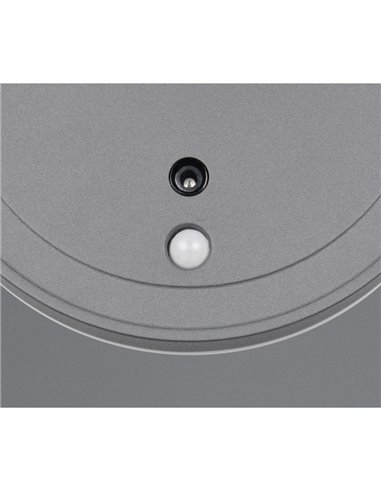 Applique d'extérieur LED ronde FORTALEZA, Ø14cm, rechargeable USB, éclairage indirect, 2W, 200lm, 3000K, IP44