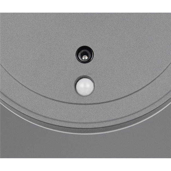 Applique d'extérieur LED ronde FORTALEZA, Ø14cm, rechargeable USB, éclairage indirect, 2W, 200lm, 3000K, IP44