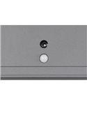 Aplique LED cuadrado para exterior FORTALEZA  14x14 recargable USB iluminación indirecta  2W 200lm, 3000K IP44