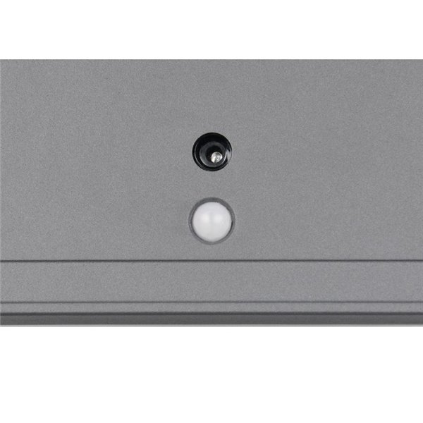 Aplique LED cuadrado para exterior FORTALEZA  14x14 recargable USB iluminación indirecta  2W 200lm, 3000K IP44