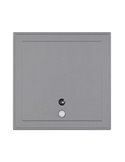 Aplique LED cuadrado para exterior FORTALEZA  14x14 recargable USB iluminación indirecta  2W 200lm, 3000K IP44