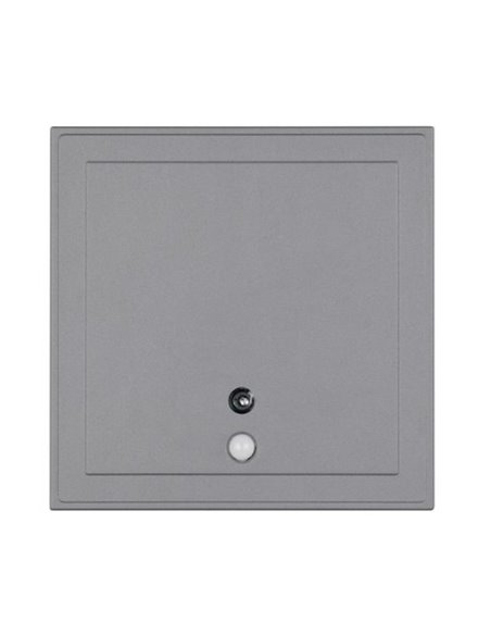 Aplique LED cuadrado para exterior FORTALEZA  14x14 recargable USB iluminación indirecta  2W 200lm, 3000K IP44