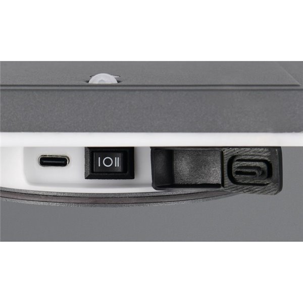 Aplique LED cuadrado para exterior FORTALEZA  14x14 recargable USB iluminación indirecta  2W 200lm, 3000K IP44