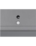 Aplique LED cuadrado para exterior FORTALEZA  14x14 recargable USB iluminación indirecta  2W 200lm, 3000K IP44