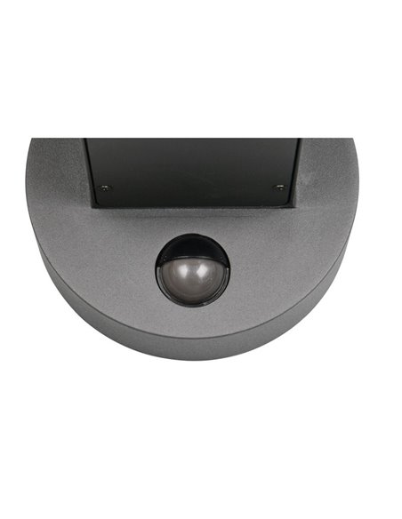 Applique murale d'extérieur FRASER avec détecteur de mouvement, ampoule exclue. 1x E27 max. 10W IP44 imitation bois