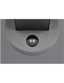 Aplique de pared exterior FRASER sensor de movimiento, bombilla excl. 1x E27 max. 10W IP44 imitación madera