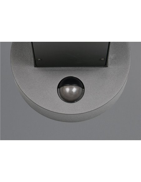 Aplique de pared exterior FRASER sensor de movimiento, bombilla excl. 1x E27 max. 10W IP44 imitación madera