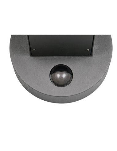 Aplique de pared exterior FRASER sensor de movimiento, bombilla excl. 1x E27 max. 10W IP44 imitación cemento