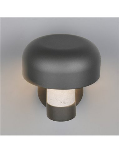 Aplique de pared exterior FRASER sensor de movimiento, bombilla excl. 1x E27 max. 10W IP44 imitación cemento