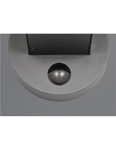Aplique de pared exterior FRASER sensor de movimiento, bombilla excl. 1x E27 max. 10W IP44 imitación cemento