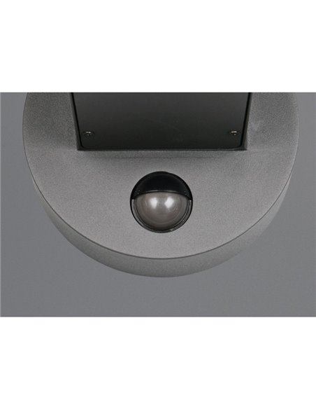 Aplique de pared exterior FRASER sensor de movimiento, bombilla excl. 1x E27 max. 10W IP44 imitación cemento