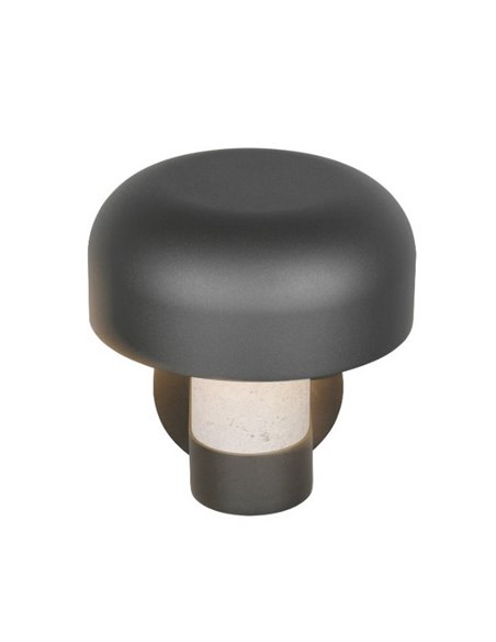 Aplique de pared exterior FRASER sensor de movimiento, bombilla excl. 1x E27 max. 10W IP44 imitación cemento