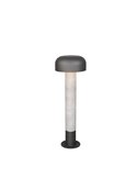 Poste FRASER para exterior 54cm alto, aluminio fundido imitación cemento bombilla excl. 1x E27 max. 10W IP44