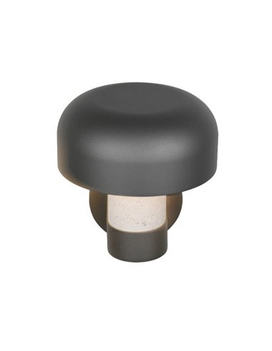 Aplique de pared exterior FRASER aluminio fundido imitación cemento, bombilla excl. 1x E27 max. 10W IP44